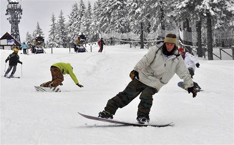 Vyznavam zimních sport zaíná v Krkonoích sezóna